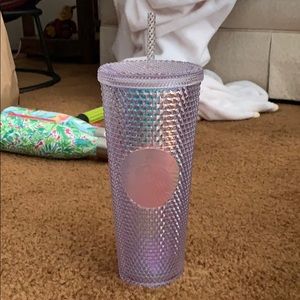 Iridescent Studded Starbucks Tumbler